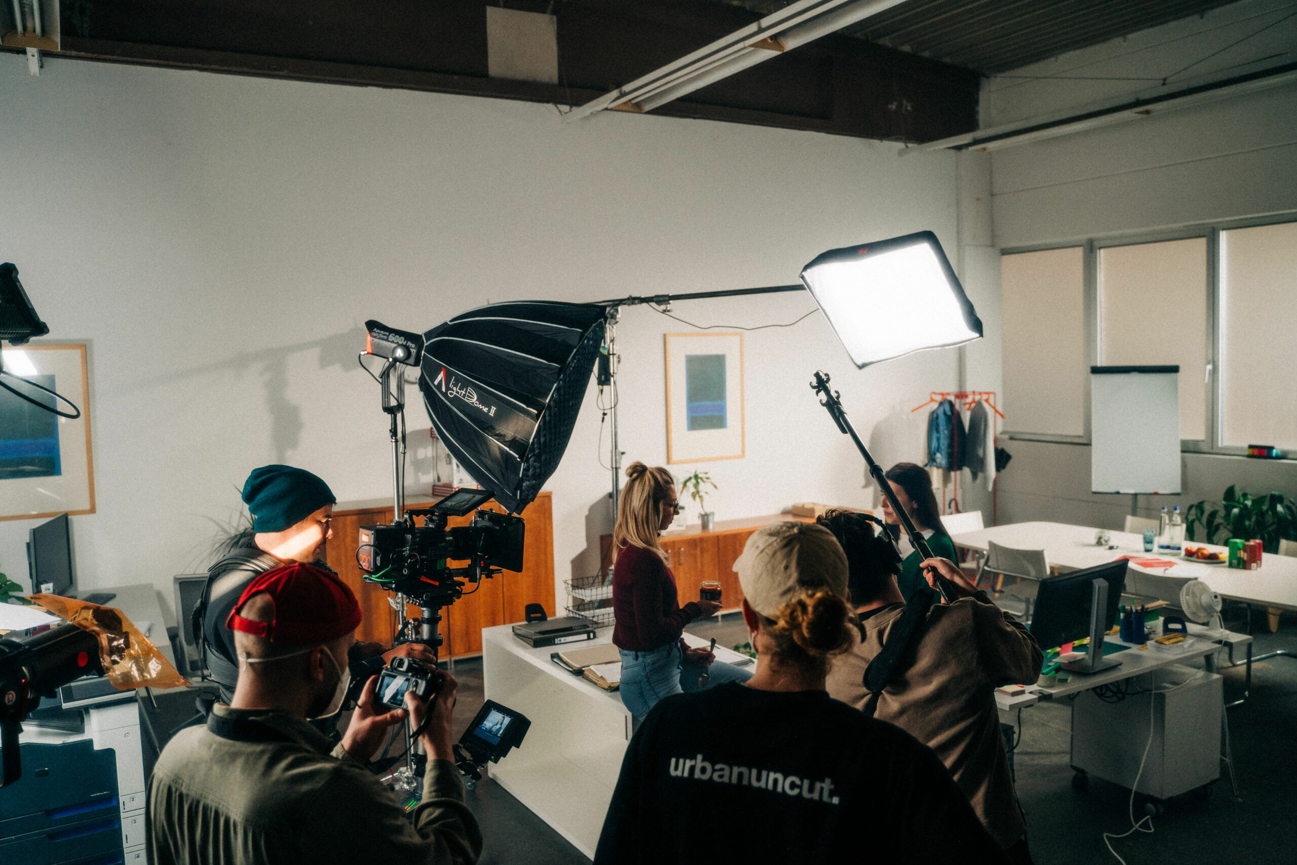Das Studio in Augsburg, München für Foto- und Filmproduktionen Set